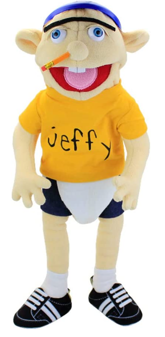 ZMOO Jeffy Puppet Plush Toy Doll, 60cm Hand Puppet for Play House