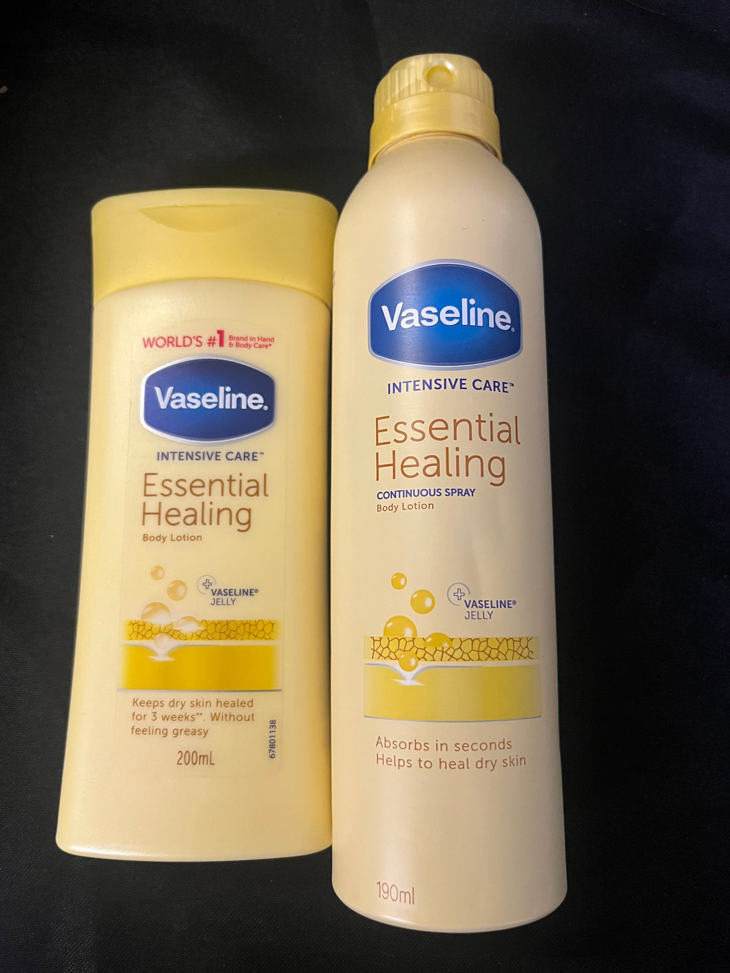 Vaseline Essential Healing body lotion bundle ( Slight tin dint)