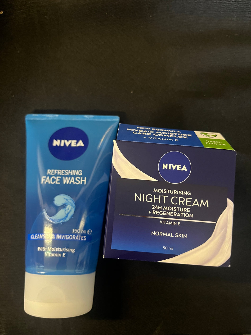 Nivea Face Wash & Night Cream Bundle