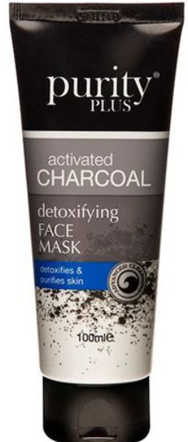 PURITY PLUS ACTIVATED CHARCOAL DETOXIFYING FACE MASK 100ML