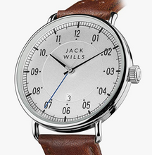 Load image into Gallery viewer, Jack Wills Mens Analogue Classic Quartz Watch with Leather Strap JW003SLBR
