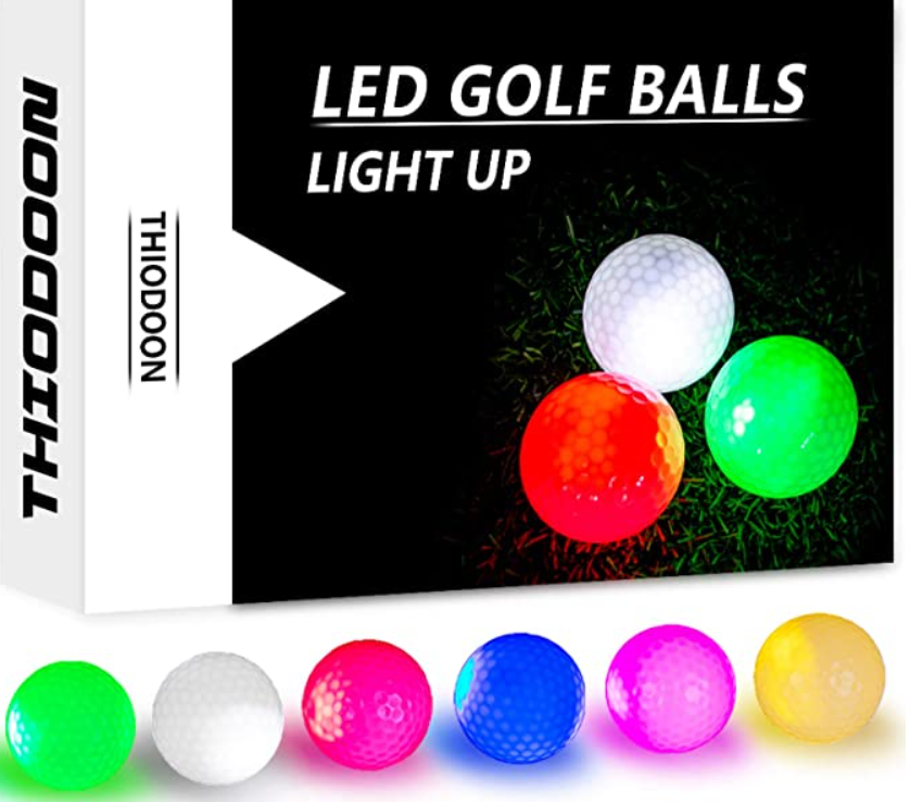 Thiodoon LED Golf Balls - 6 Pack