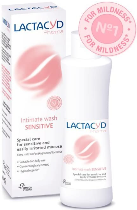 Lactacyd Pharma Sensitive Intimate Wash 250ml ( Slight Box Damage )