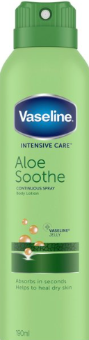 Vaseline Intensive Care Aloe Soothe Spray Moisturiser 190ml (COLLECTION ONLY)