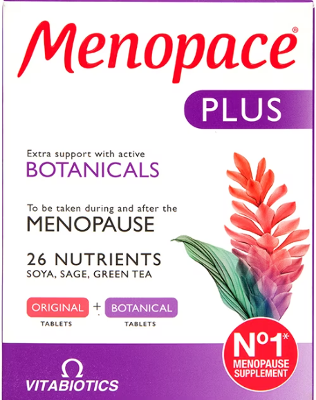 Menopace Plus 56 tablets - EXP 06/2024