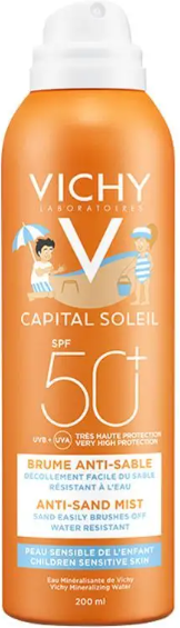 Vichy Capital Soleil Anti-Sand Sun Protection Mist SPF50 for Children 200ml