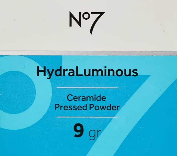 No7 Hydraluminous Ceramide Pressed Power 9g - Shade 1