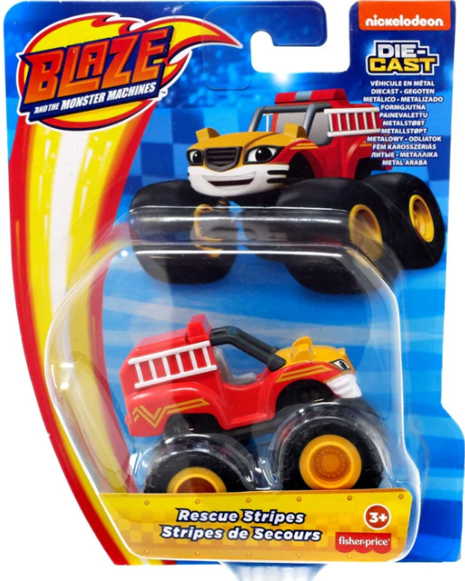 Fisher-Price Blaze and the Monster Machines Rescue Stripes Diecast