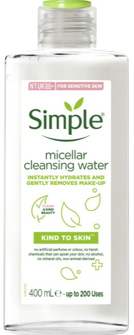 Simple Kind to Skin Micellar Cleansing Water 400ml