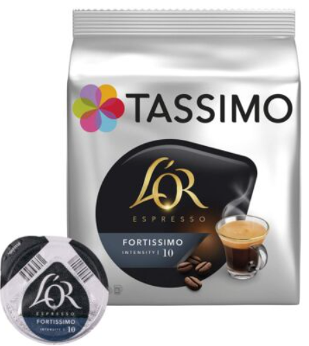 L'OR Fortissimo 16 pods for Tassimo- EXP 13/02/2024