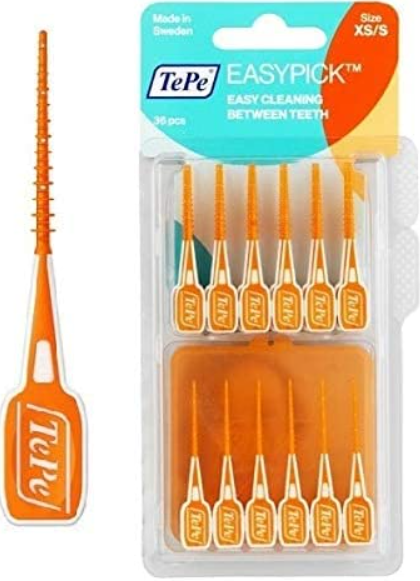 Tepe Easy Pick Interdental Brushes Orange Size XS/S Pack of 36