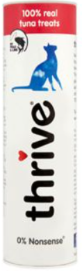 thrive Cat Treats 25g Tube - Tuna - BB 06/06/24 ( PACK OF 12)