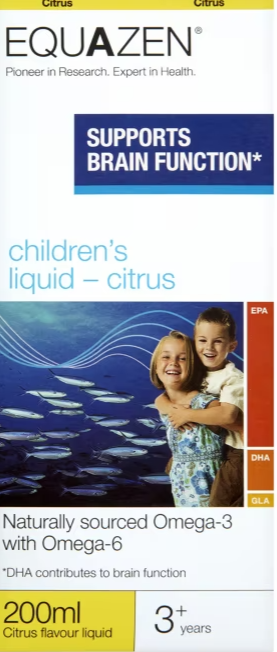 Equazen Children's Citrus Flavour Liquid 200ml - EXP 06/2024