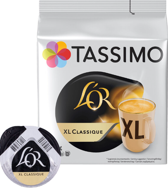 L'OR XL Classique 16 pods for Tassimo EXP - 18/4/24