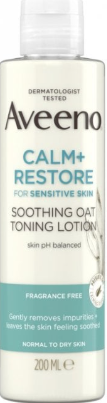 Aveeno Calm+ Restore for sensitive Skin - Soothing oat toning lotion 200ml