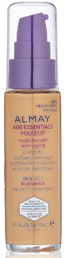 Almay Age Essentials Makeup 30ml SPG 15 - Shade 160 Medium warm