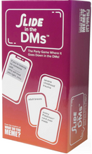 Load image into Gallery viewer, Slide in the DMs - The Adult Party Game Where The Fun Goes Down In The DMs - by What Do You Meme?
