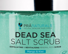 Load image into Gallery viewer, PraNaturals Revitalising Dead Sea Body Scrub 200g, Nourishing Skin Exfoliating Salt Scrub, Rich in Natural Minerals for All Skin Types, Enriched with Mango...( NO BOX)

