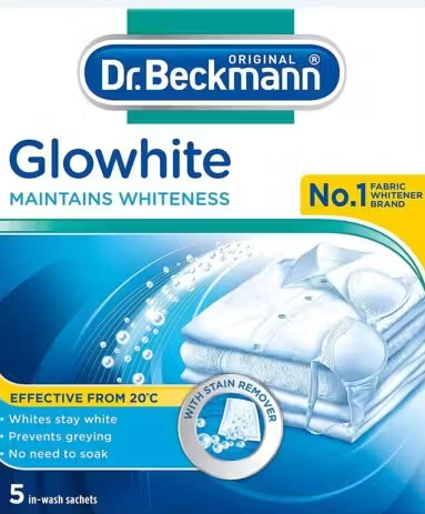 Dr. Beckmann Glowhite Laundry Detergent  5 x 40 g