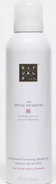 The Ritual of Sakura Cherry Blossom & Rice Milk Foaming Shower Gel 200ml