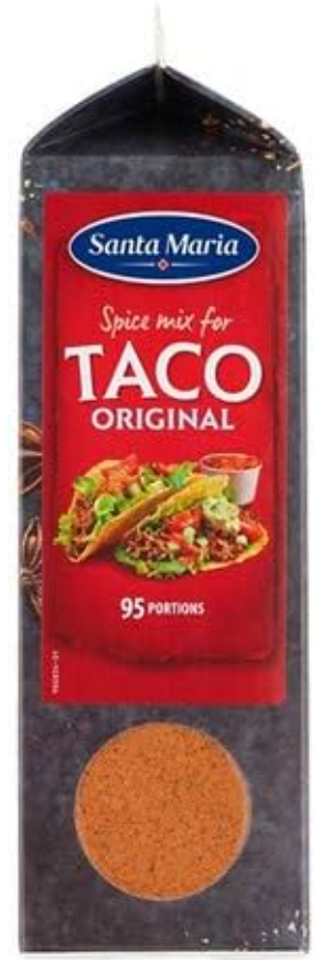 Santa Maria Taco Seasoning Spices Mix, 532g, 95 Portions EXP 22/03/2025