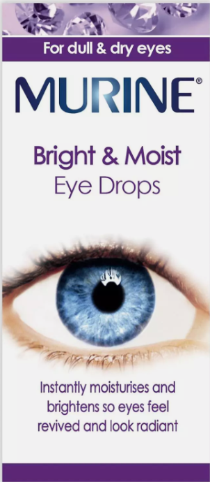 Murine Bright & Moist Eye Drops to Brighten and Whiten Eyes as well as Relieving 03/2026