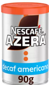 Nescafé Azera Decaff Americano 90g - BBE 11/2024 - Little Dint In Tin