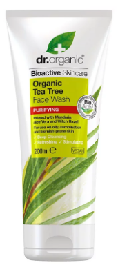 Dr Organic Tea Tree Face Wash - 200ml