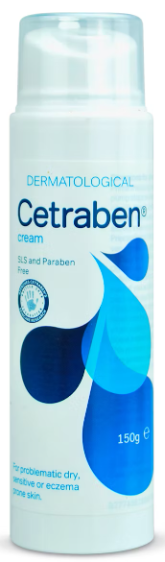 Cetraben Emollient Cream 150G Pump EXP - 09/2026