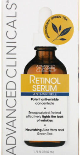 Advanced Clinicals, Retinol Serum, Anti-Wrinkle, 52ml