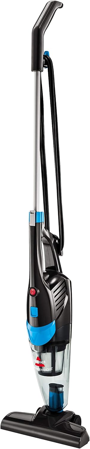 Pre-Owned BISSELL Featherweight | 2-in-1 Lightweight Vacuum | Quickly Converts From Upright To Handheld | 2024E, Titanium/Bossanova Blue