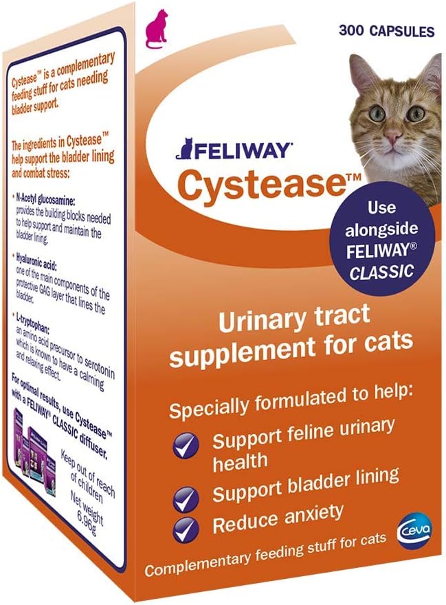 FELIWAY Cystease, for stress-related bladder problems in cats - 30 Capsules