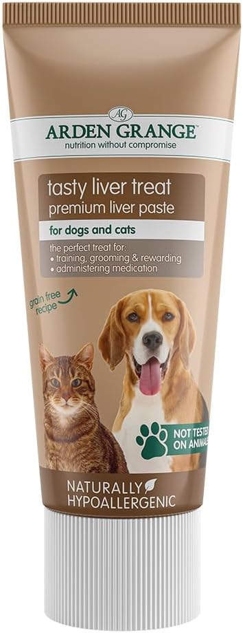Arden Grange Tasty Liver Treats for Cats and Dogs, Brown, 75 g EXP 26/06/2025
