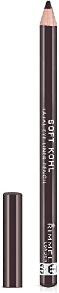 Rimmel Soft Kohl Kajal Professional Eyeliner Pencil, Sable Brown, 1.2g