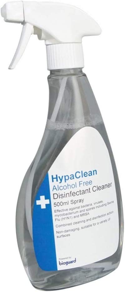 HypaClean Alcohol Free Disinfectant Cleaner Spray (500 ml)