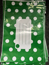 Load image into Gallery viewer, Green Spotty Mailing Bags - Approx 50 in bundle
