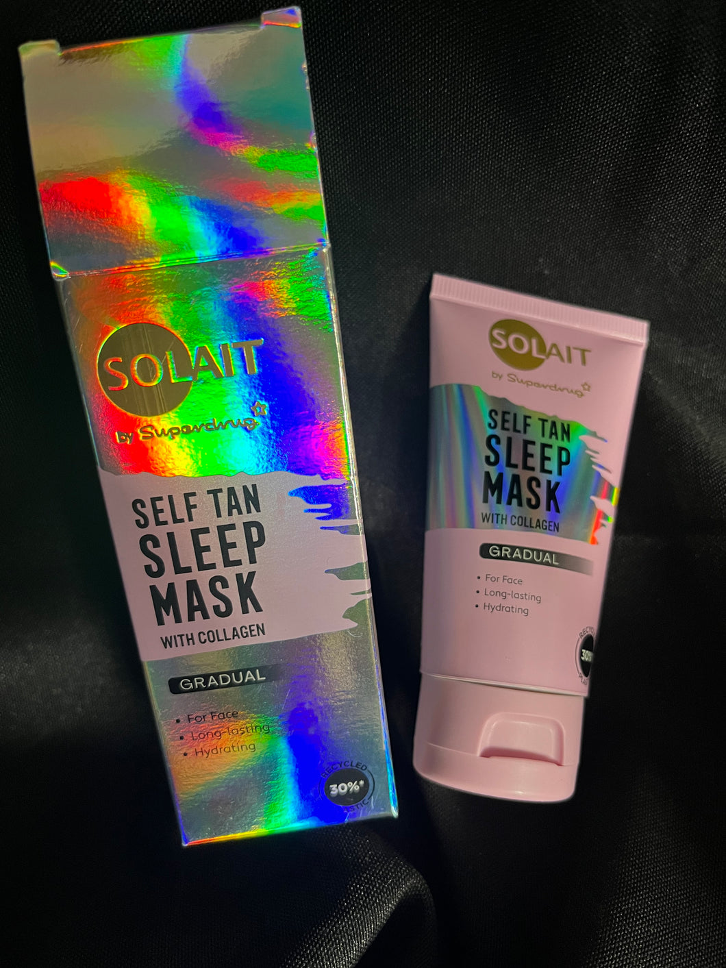 Self Tan Face Mask Solait Overnight Tan Mask with Collagen 50ml Brand New In Box