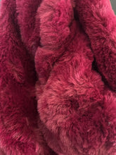 Load image into Gallery viewer, Super Soft George Burgandy/Red  Throw 170cm x 130cm
