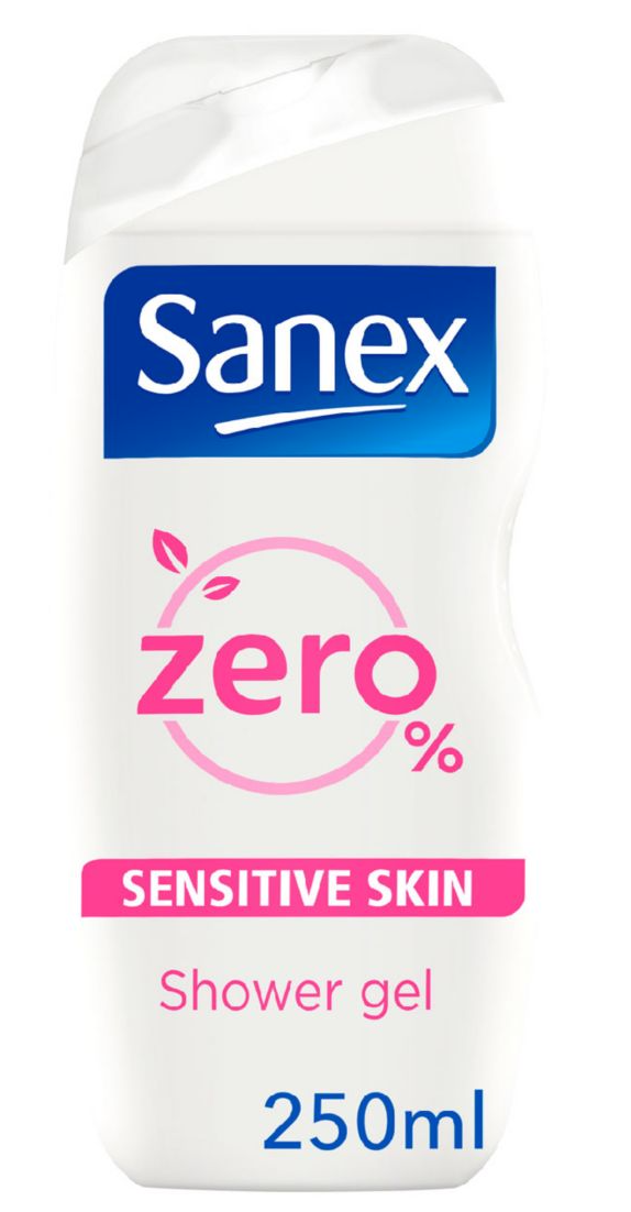 Sanex Zero % Sensitive Skin Shower Gel 250ml