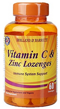 Load image into Gallery viewer, Holland &amp; Barrett Vitamin C and Zinc, 60 Lozenges - EXP Nov 2023
