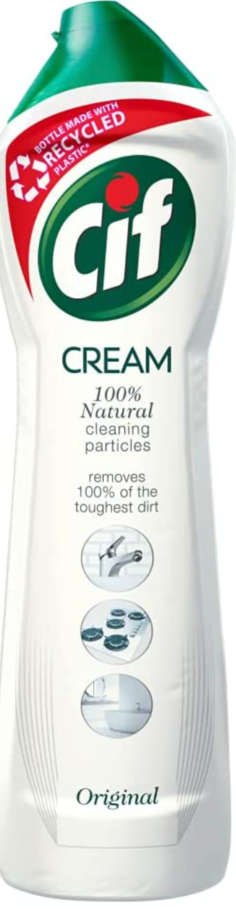 Cif Cream Original Multi-Purpose Cleaner, 500mL ( PACK OF 8 )