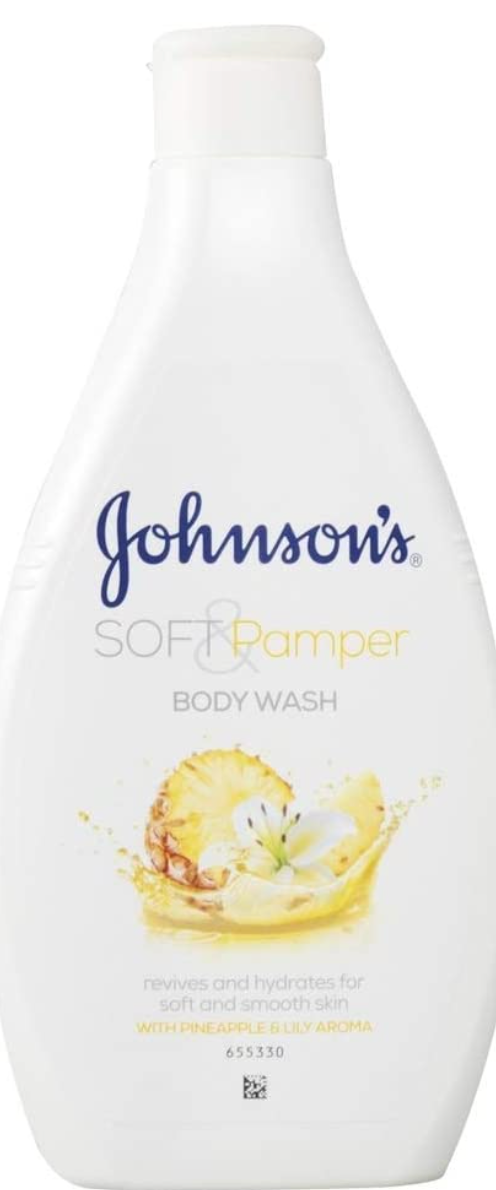 Johnsons Soft Pamper BodyWash 400ml - (6 Pack)