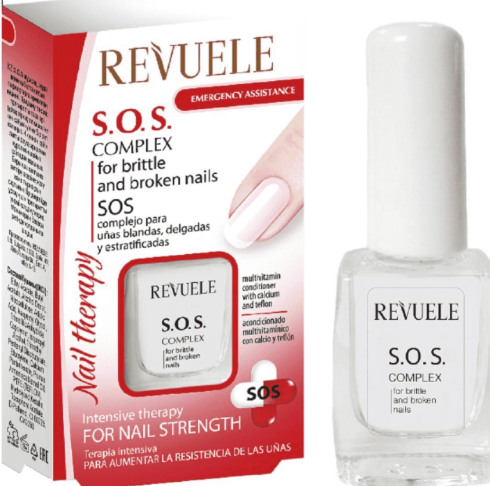 Revuele S.O.S Complex for Brittle & Broken Nails Nail Therapy 10ml