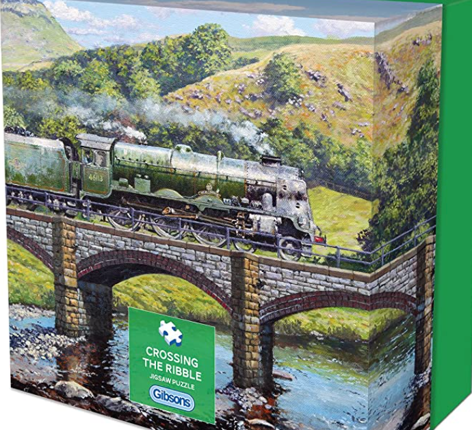 Crossing the Ribble 500 Piece Jigsaw Puzzle for Adults | Sustainable Puzzle for Adults
