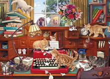 Load image into Gallery viewer, Writer&#39;s Block 1000 Piece Jigsaw Puzzle - NO BOX / SEALED BAG

