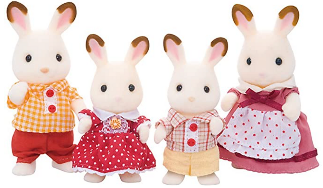 Sylvanian Families Doll Sets, Chocolate Rabbit Family
