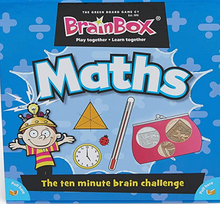 Load image into Gallery viewer, BrainBox | Maths (Supports Key Stage 2 – Ages 7-11) | Card Game | Ages 8+ | 1+ Players | 10 Minutes Playing Time
