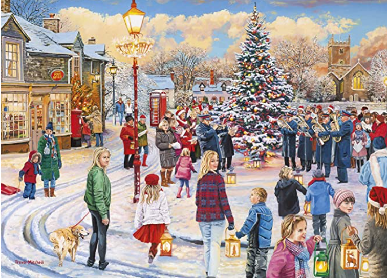 Christmas Chorus 1000 Piece Jigsaw Puzzle | Sustainable Puzzle for Adults