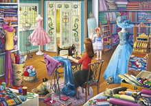 Load image into Gallery viewer, The Dressmaker&#39;s Daughter 500 Extra Large Piece Jigsaw Puzzle for Adults
