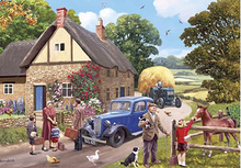 Load image into Gallery viewer, The Evacuees 4x500 Piece Jigsaw Puzzle
